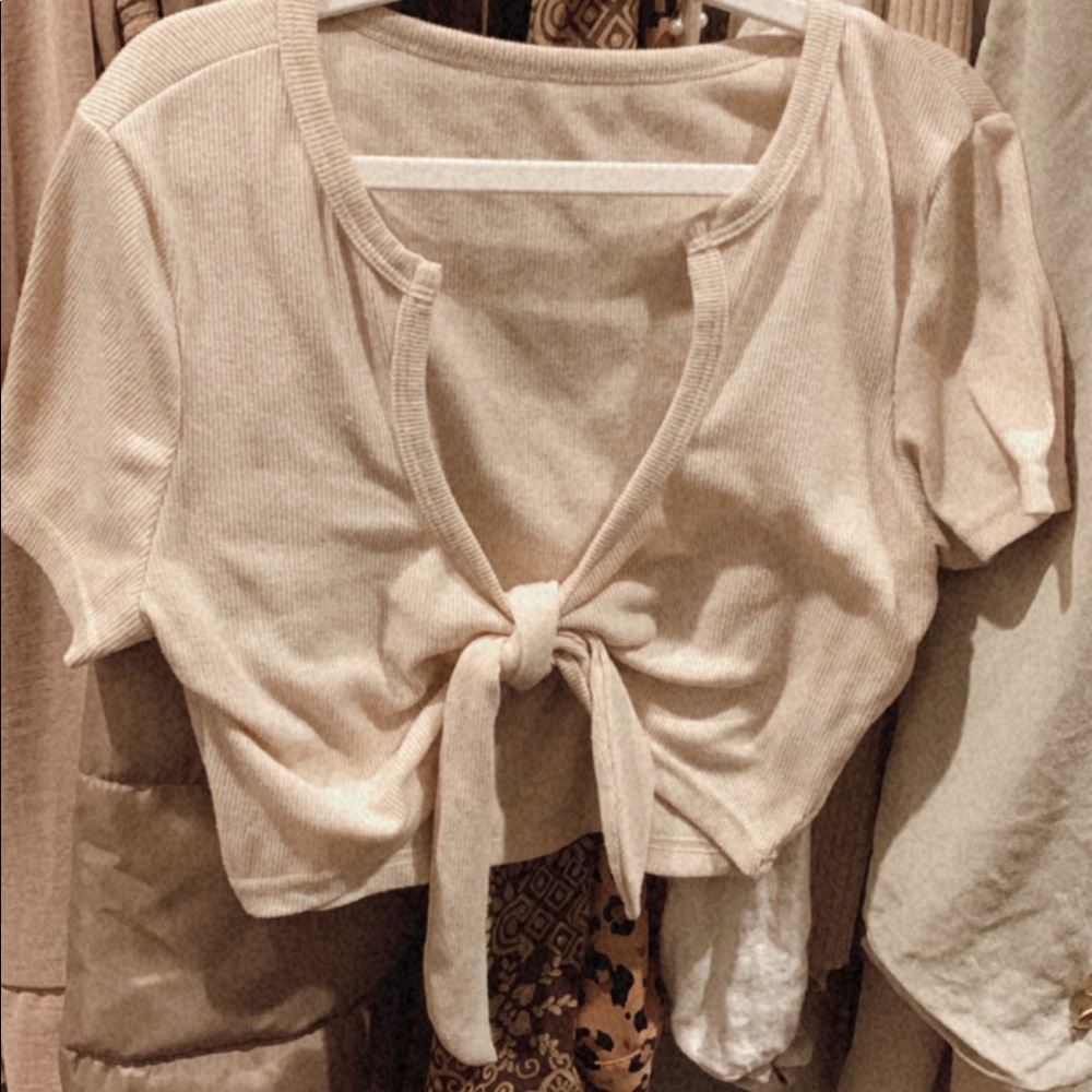 Nude Crop top